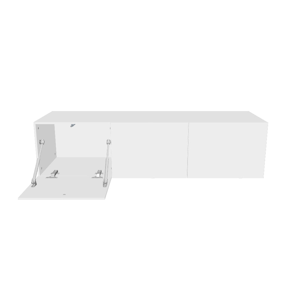 Mora TV Unit Cabinet | Floating or Standing | 120 cm White